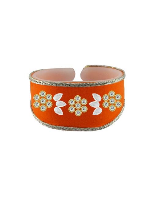 kundan studded acrylic bangles bracelet - 18792947 - Very Small Image - 1