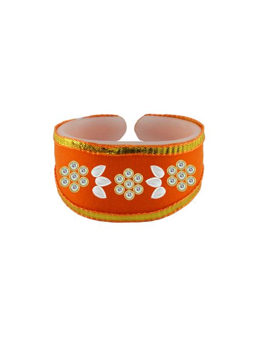 kundan studded acrylic bangles bracelet - 18792948 - Very Small Image - 1