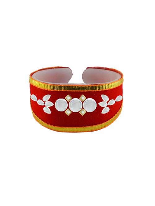 kundan studded acrylic bangles bracelet - 18792952 - Very Small Image - 1