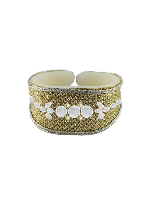 kundan studded acrylic bangles bracelet - 18792961 - Very Small Image - 1