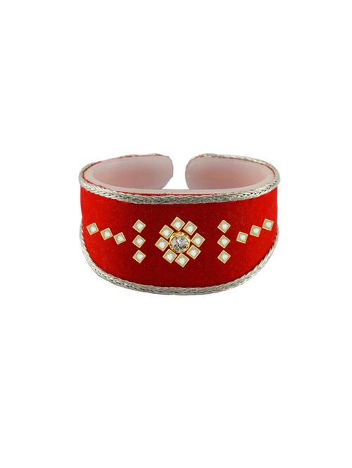 kundan studded acrylic bangles bracelet - 18792968 - Very Small Image - 1
