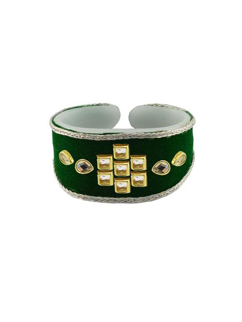 green cotton blend bangle bracelet - 18793134 - Very Small Image - 1