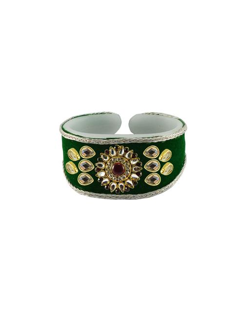 green cotton blend bangle bracelet - 18793172 - Very Small Image - 1