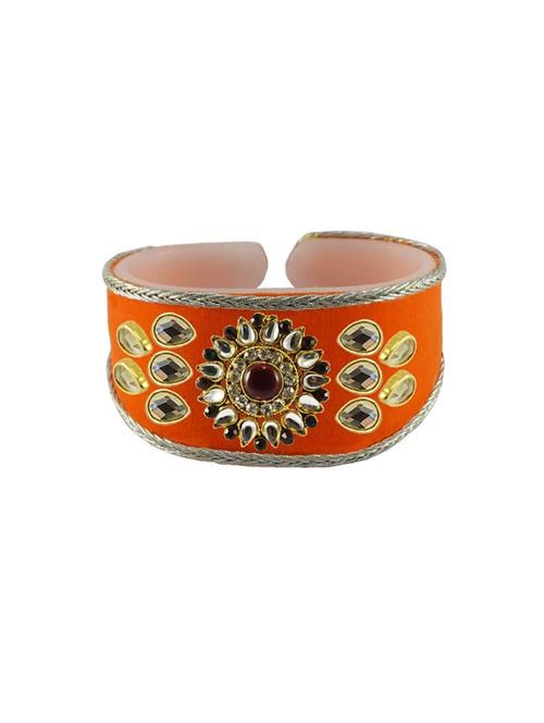 orange cotton blend bangle bracelet - 18793177 - Very Small Image - 1