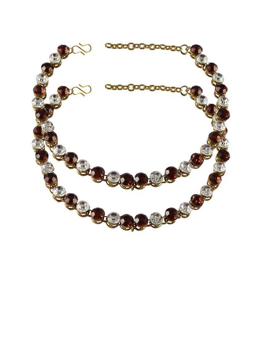 multi colored embellished anklet - 18793342 - Very Small Image - 1