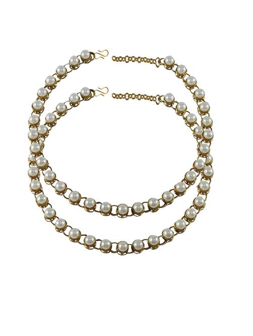 women embellished anklet - 18793344 - Very Small Image - 1