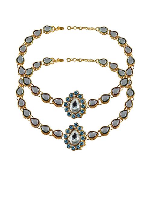 women embellished anklet - 18793378 - Very Small Image - 1
