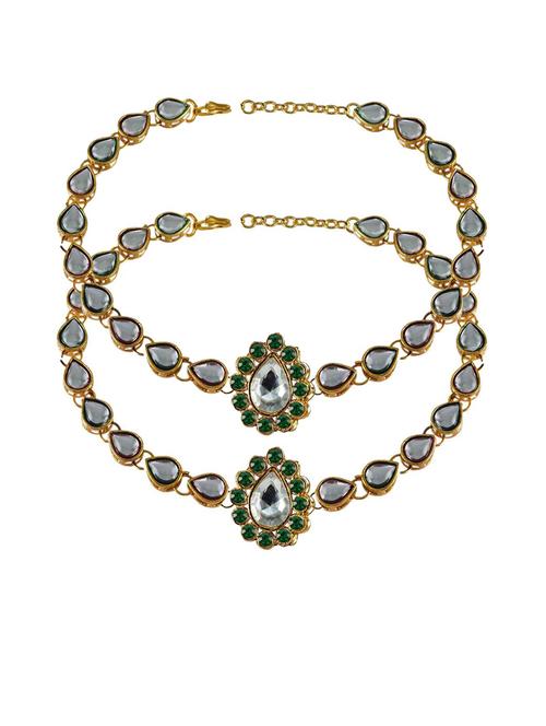 women embellished anklet - 18793380 - Very Small Image - 1