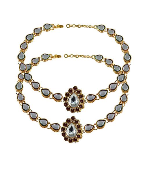 women embellished anklet - 18793381 - Very Small Image - 1