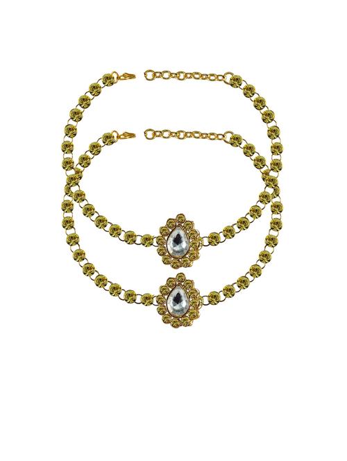 women embellished anklet - 18793398 - Very Small Image - 1