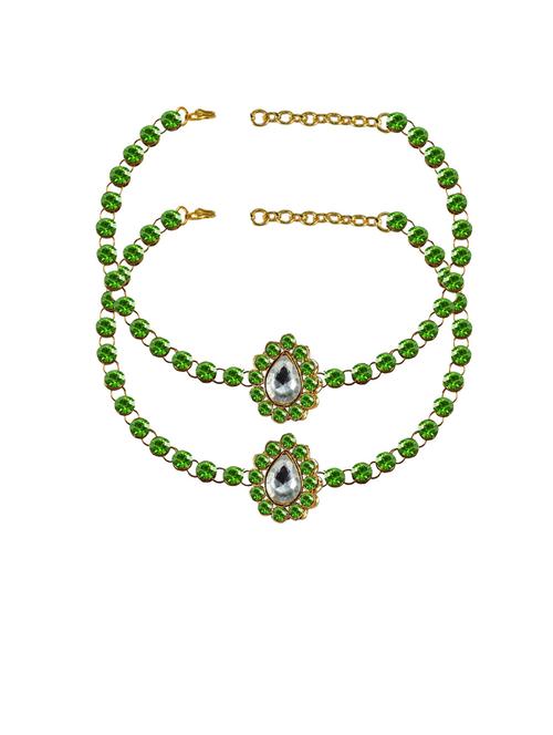 women embellished anklet - 18793410 - Very Small Image - 1