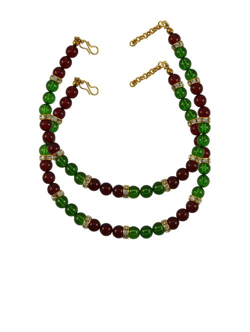 women embellished anklet - 18793460 - Very Small Image - 1
