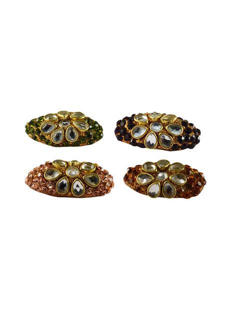 multi colored cotton blend brooch - 18793733 - Very Small Image - 1