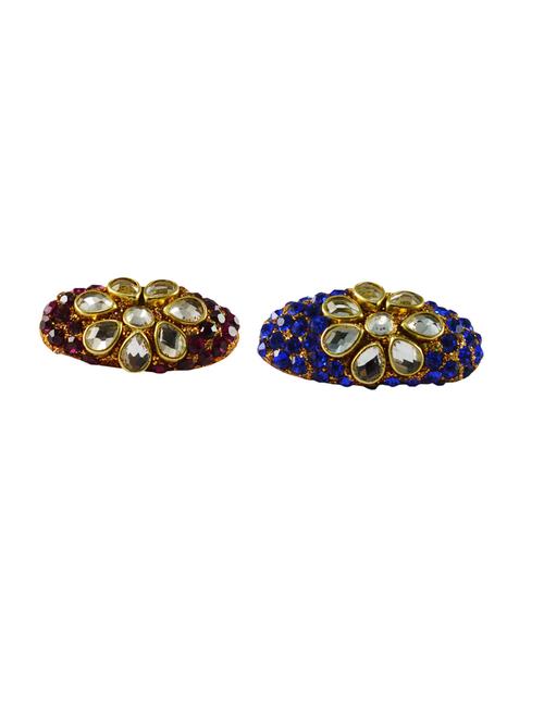 multi colored cotton blend brooch - 18793750 - Very Small Image - 1