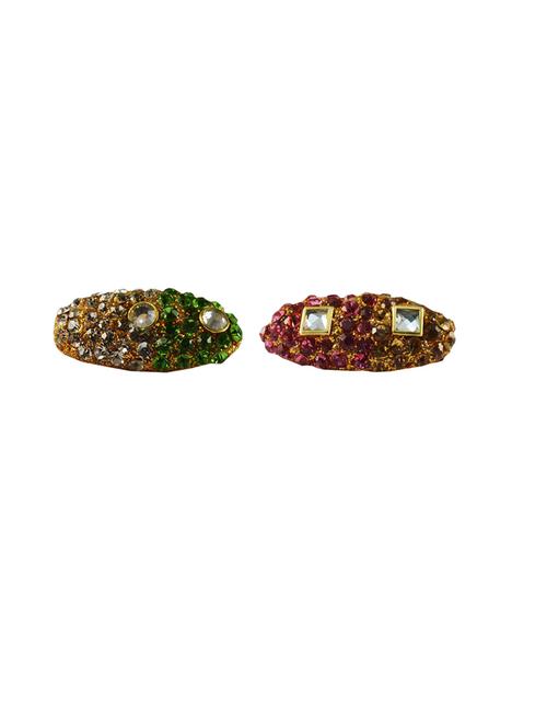 multi colored cotton blend brooch - 18793773 - Very Small Image - 1