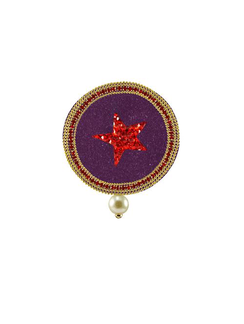 multi colored pin tuck brooch - 18793801 - Very Small Image - 1