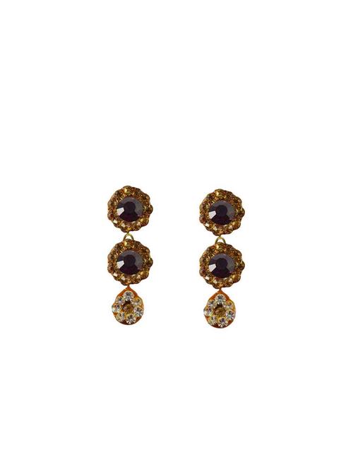 stone stud-handmade drop earring - 18794115 - Very Small Image - 1