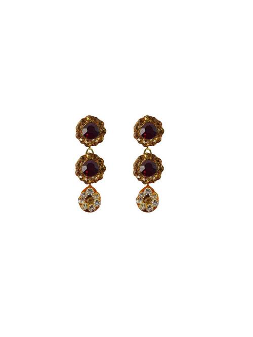 stone stud-handmade drop earring - 18794121 - Very Small Image - 1