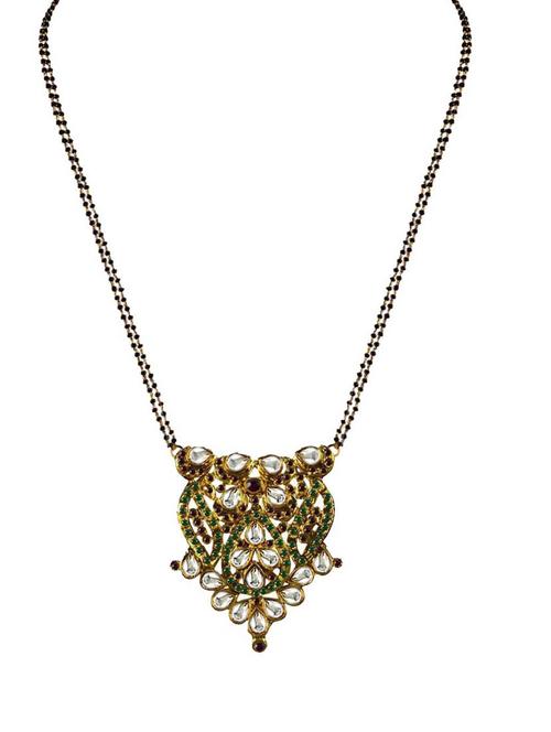 golden metal mangalsutra - 18794712 - Very Small Image - 1