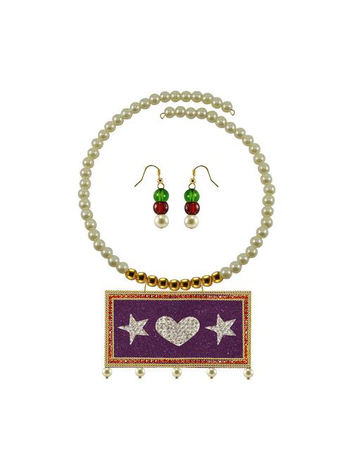gold brass necklaces and earring - 18796251 - Very Small Image - 1