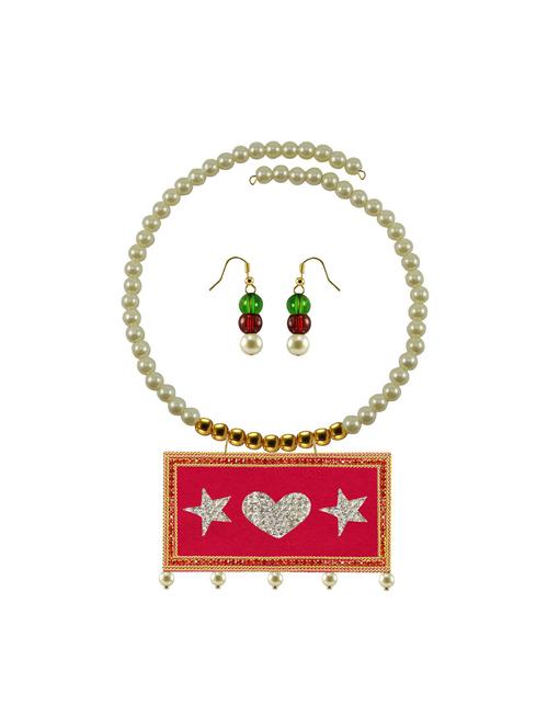 gold brass necklaces and earring - 18796252 - Very Small Image - 1