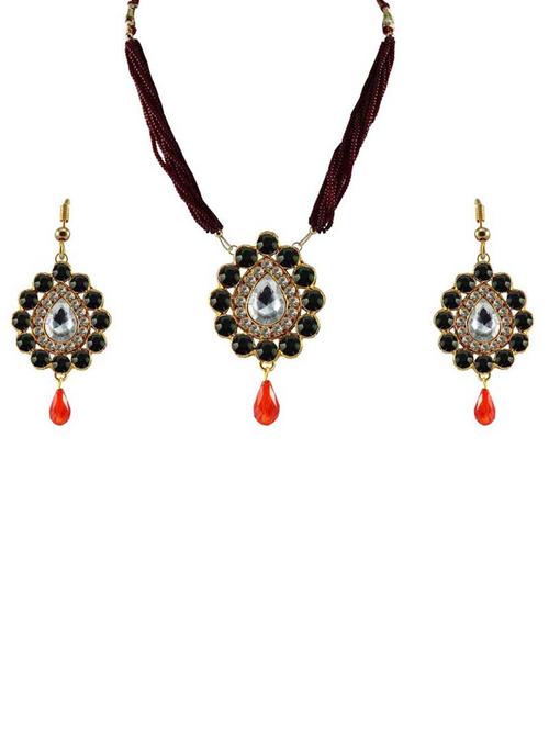 green brass pendants and earring - 18796987 - Very Small Image - 1