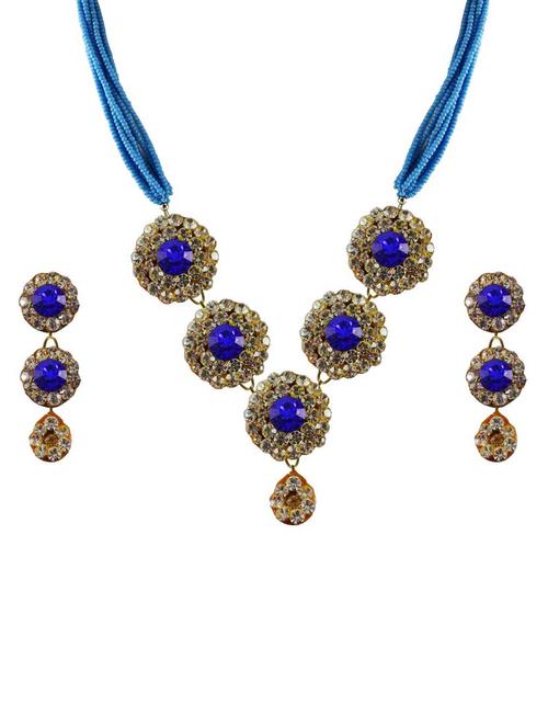 multi colored brass pendants and earring - 18797277 - Very Small Image - 1