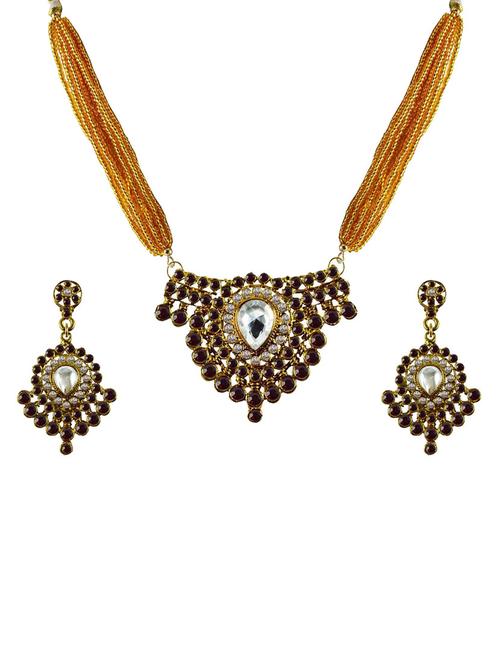 gold plated pendants and earring - 18797349 - Very Small Image - 1