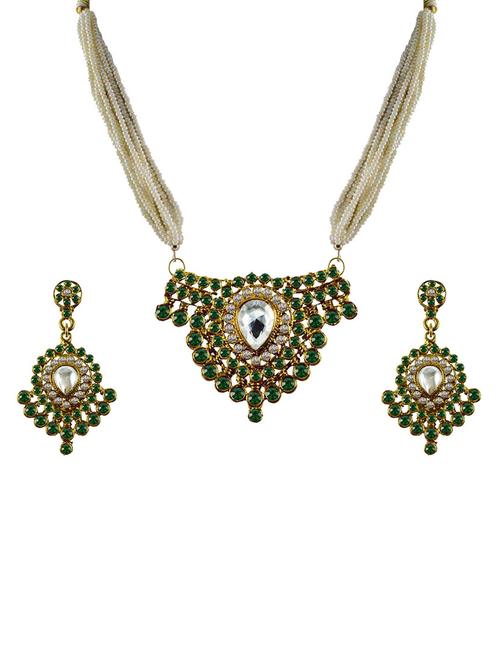 gold plated pendants and earring - 18797367 - Very Small Image - 1