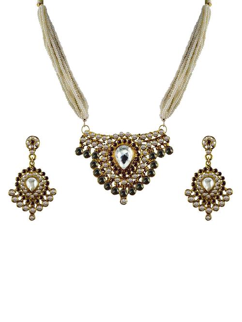 gold plated pendants and earring - 18797378 - Very Small Image - 1