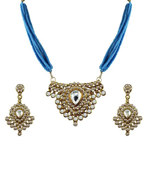 gold plated pendants and earring - 18797387 - Very Small Image - 1