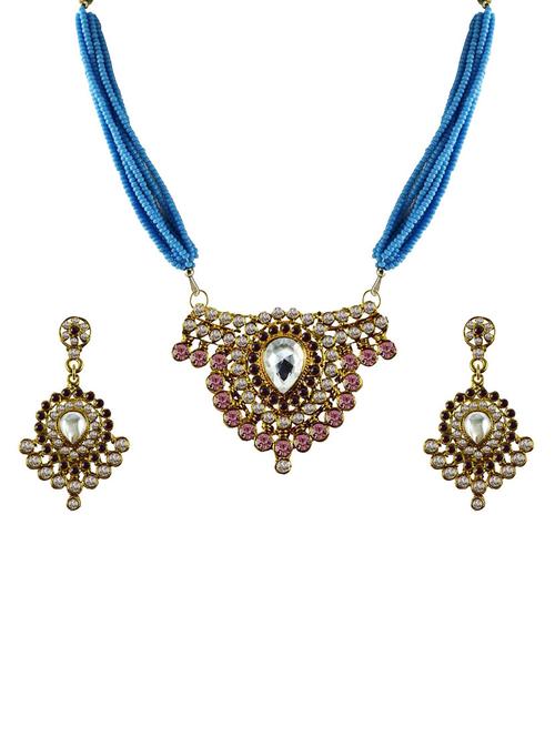 gold plated pendants and earring - 18797396 - Very Small Image - 1