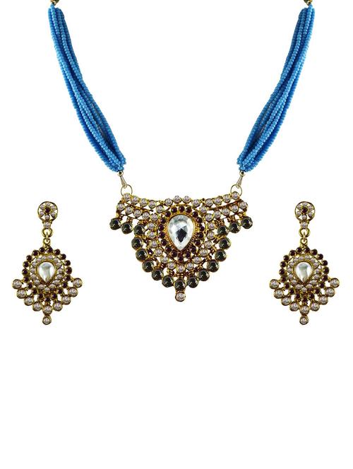 gold plated pendants and earring - 18797399 - Very Small Image - 1