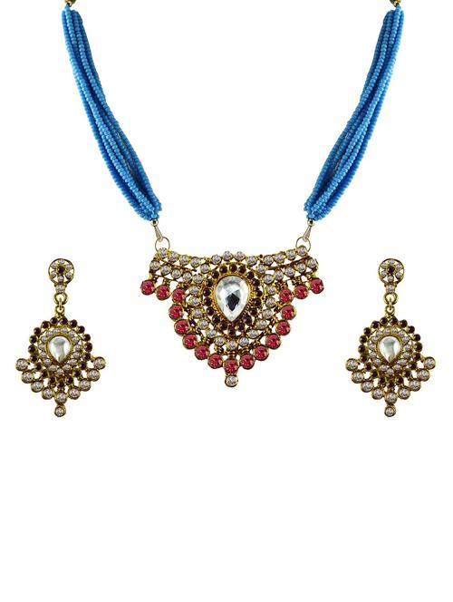 gold plated pendants and earring - 18797405 - Very Small Image - 1