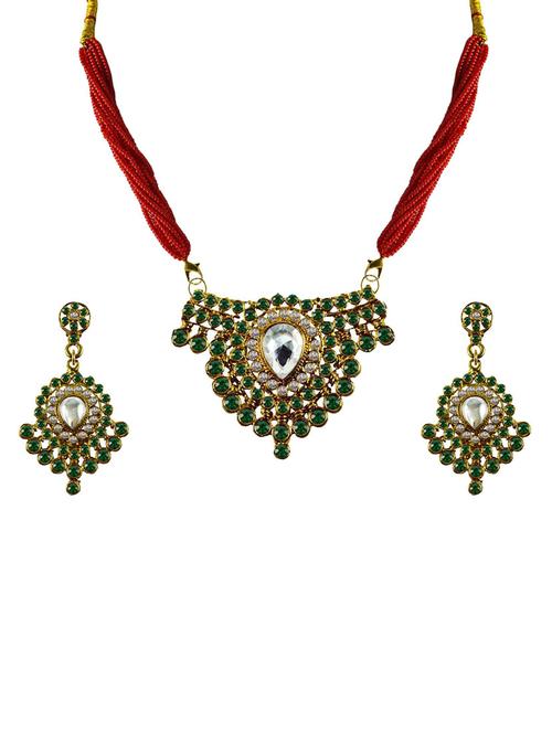 gold plated pendants and earring - 18797430 - Very Small Image - 1