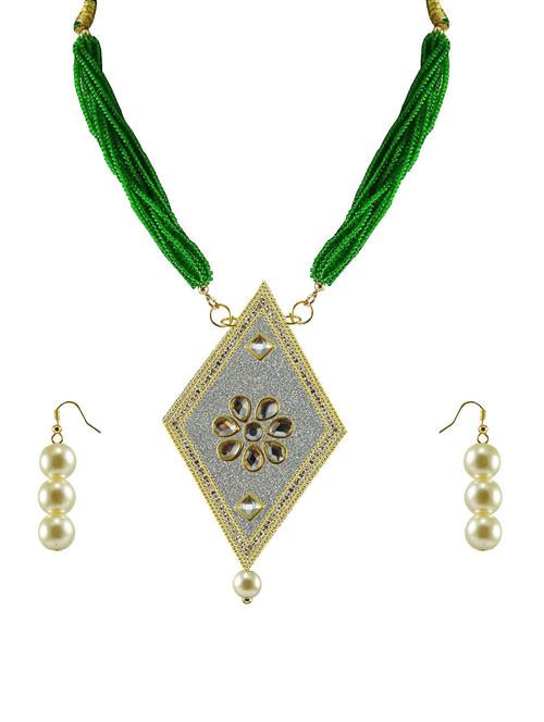 gold plated pendants and earring - 18797590 - Very Small Image - 1