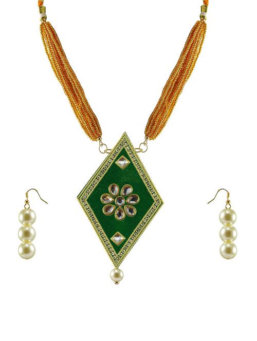 gold plated pendants and earring - 18797613 - Very Small Image - 1