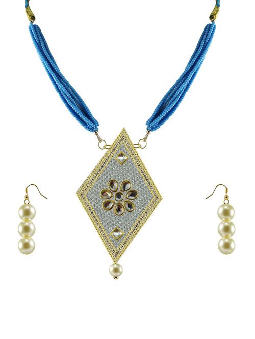 gold plated pendants and earring - 18797660 - Very Small Image - 1