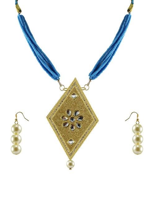 gold plated pendants and earring - 18797663 - Very Small Image - 1