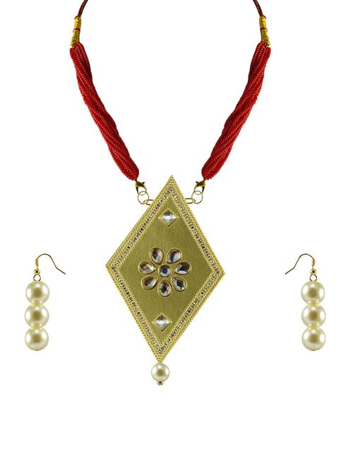 gold plated pendants and earring - 18797695 - Very Small Image - 1