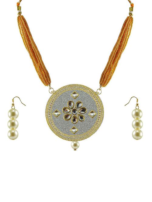 gold plated pendants and earring - 18797752 - Very Small Image - 1
