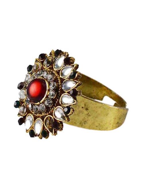 multi colored brass hand ring - 18799488 - Very Small Image - 1