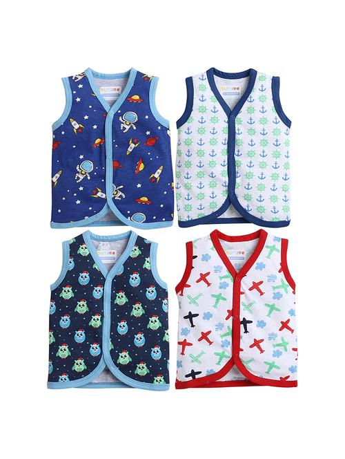 pack of 4 multi colored printed t-shirts - 18800382 - Very Small Image - 1