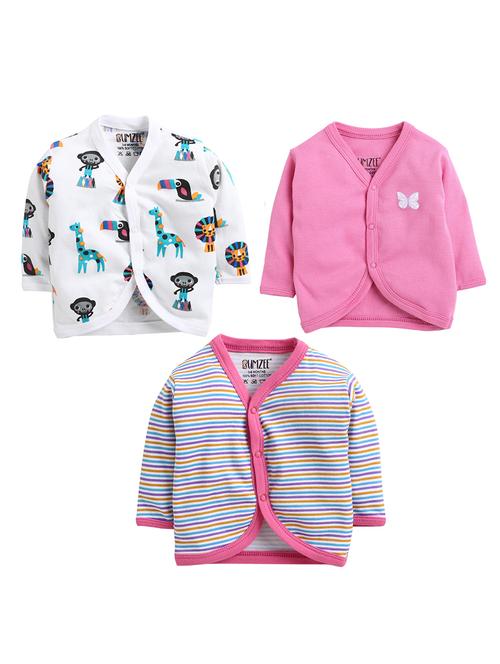 girls pack of 3 printed tees - 18800392 - Very Small Image - 1