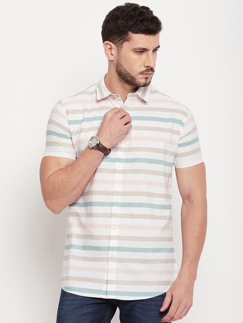 multi colored cotton casual shirt - 18801148 - Very Small Image - 1