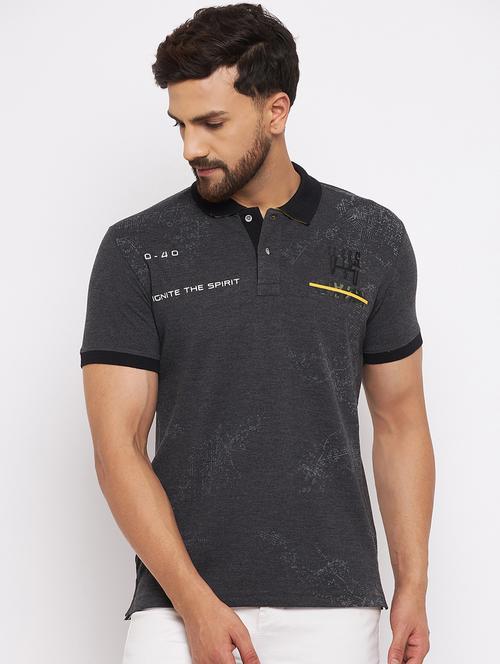 polo neck short sleeved t-shirt - 18801185 - Very Small Image - 1