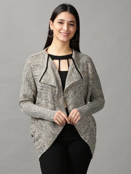 beige wool shrug - 18801640 - Very Small Image - 1