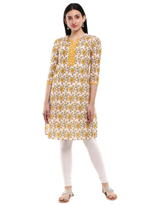 women's straight kurta - 18801722 - Very Small Image - 1
