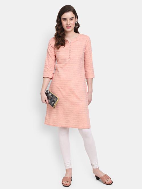 women's straight kurta - 18801823 - Very Small Image - 1