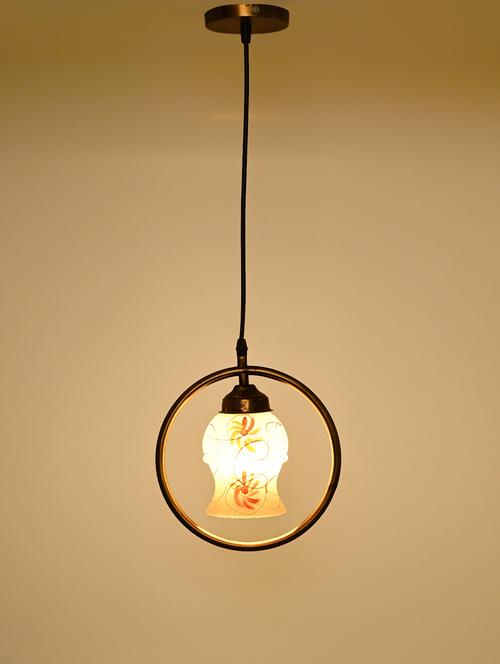 stylish round pendant ceiling lamp light for home indoor ,white, pink, pack of 4 lamps - 18802610 - Very Small Image - 1